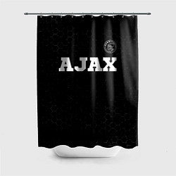 Шторка для душа Ajax sport на темном фоне посередине, цвет: 3D-принт