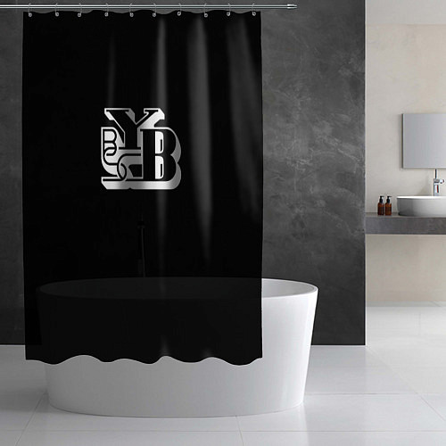 Шторка для ванной Янг бойс фк клуб / 3D-принт – фото 2