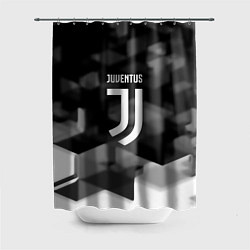 Шторка для душа Juventus geometry fc, цвет: 3D-принт