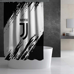 Шторка для душа Juventus краски, цвет: 3D-принт — фото 2