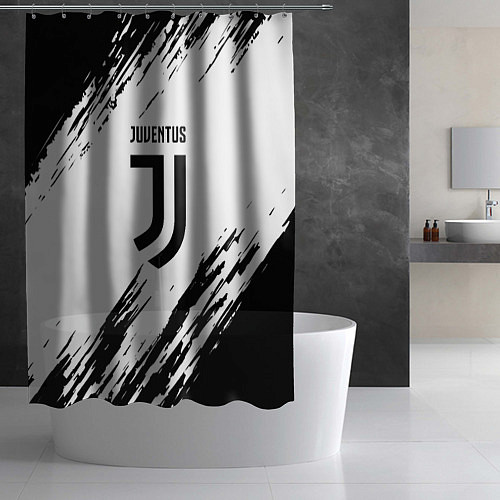 Шторка для ванной Juventus краски / 3D-принт – фото 2