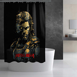Шторка для душа Веном Снейк Metal gear game, цвет: 3D-принт — фото 2