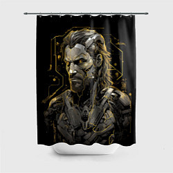 Шторка для душа Venom Snake cyber Metal gear game, цвет: 3D-принт