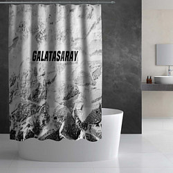 Шторка для душа Galatasaray white graphite, цвет: 3D-принт — фото 2