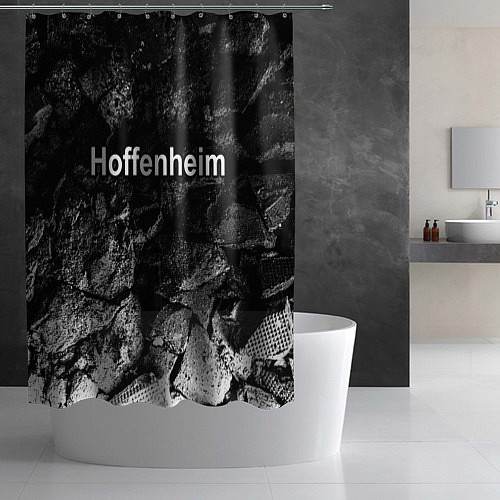 Шторка для ванной Hoffenheim black graphite / 3D-принт – фото 2