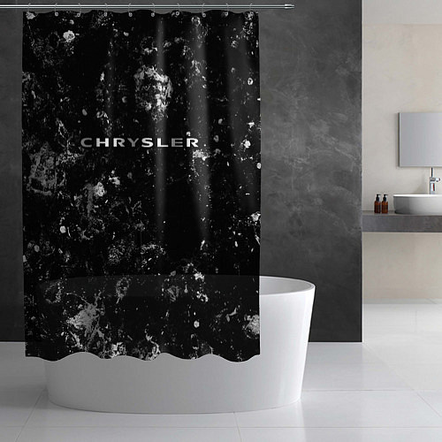 Шторка для ванной Chrysler black ice / 3D-принт – фото 2