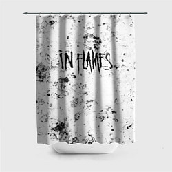 Шторка для душа In Flames dirty ice, цвет: 3D-принт