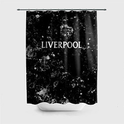 Шторка для душа Liverpool black ice, цвет: 3D-принт