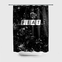 Шторка для душа Fiat black ice, цвет: 3D-принт