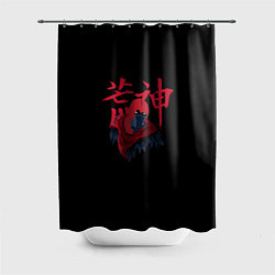 Шторка для душа Aragami logo ninja, цвет: 3D-принт