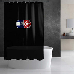 Шторка для душа NBA logo tnt, цвет: 3D-принт — фото 2