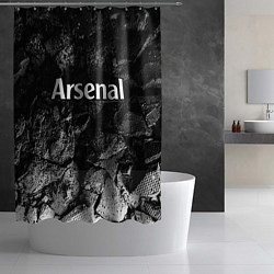 Шторка для душа Arsenal black graphite, цвет: 3D-принт — фото 2
