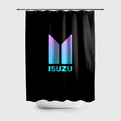Шторка для душа Isuzu neon steel, цвет: 3D-принт