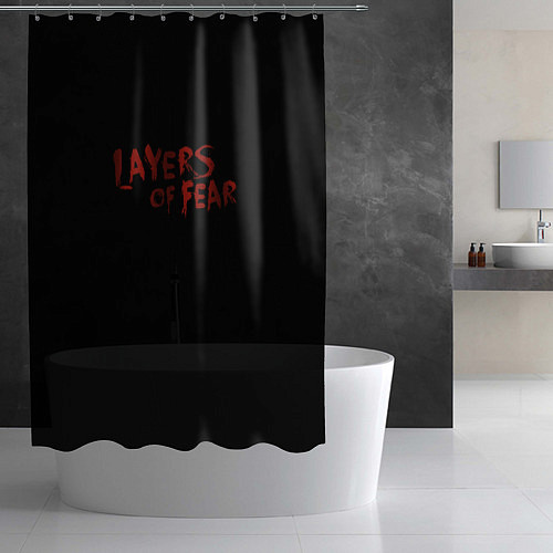 Шторка для ванной Layers of Fear / 3D-принт – фото 2