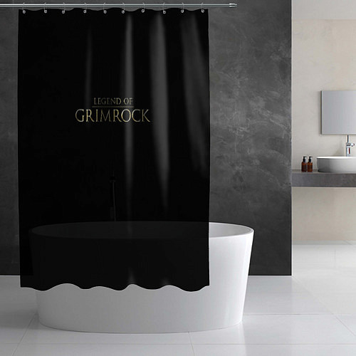 Шторка для ванной Legend of Grimrock / 3D-принт – фото 2