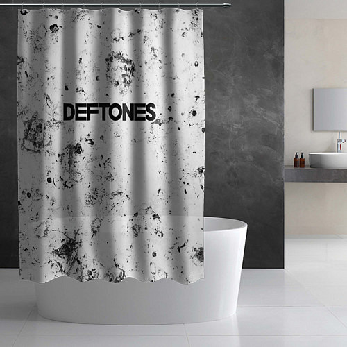 Шторка для ванной Deftones dirty ice / 3D-принт – фото 2