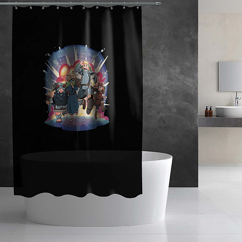 Шторка для ванной Подземелье вкусностей - Dungeon Meshi / 3D-принт – фото 2