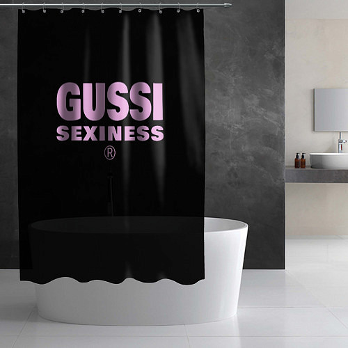 Шторка для ванной Гусси - сексуальность / 3D-принт – фото 2