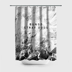 Шторка для душа Bungo Stray Dogs white graphite, цвет: 3D-принт