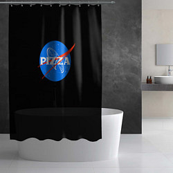 Шторка для душа Пица мем бренд, цвет: 3D-принт — фото 2