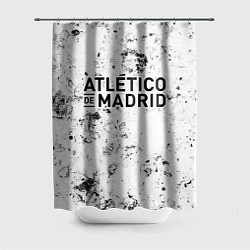 Шторка для душа Atletico Madrid dirty ice, цвет: 3D-принт