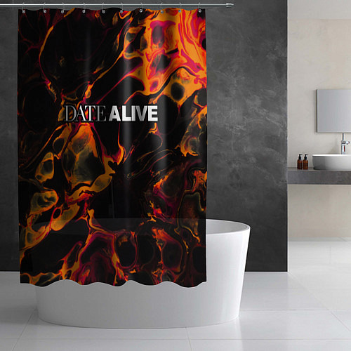 Шторка для ванной Date A Live red lava / 3D-принт – фото 2