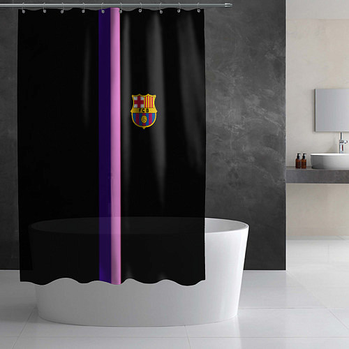 Шторка для ванной Barcelona line / 3D-принт – фото 2