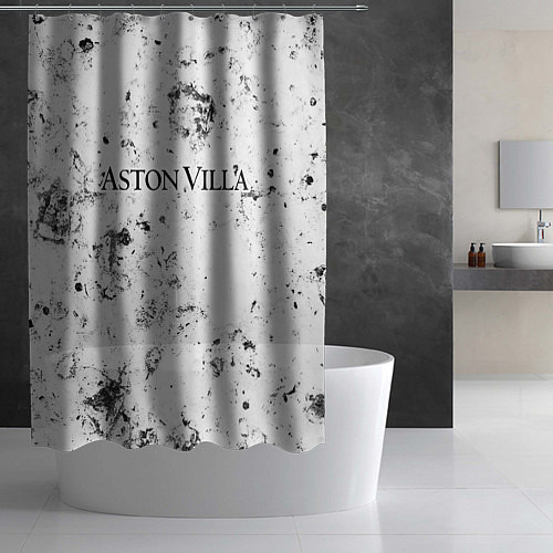 Шторка для ванной Aston Villa dirty ice / 3D-принт – фото 2