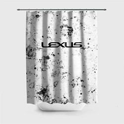 Шторка для душа Lexus dirty ice, цвет: 3D-принт