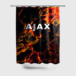Шторка для душа Ajax red lava, цвет: 3D-принт