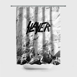 Шторка для ванной Slayer white graphite