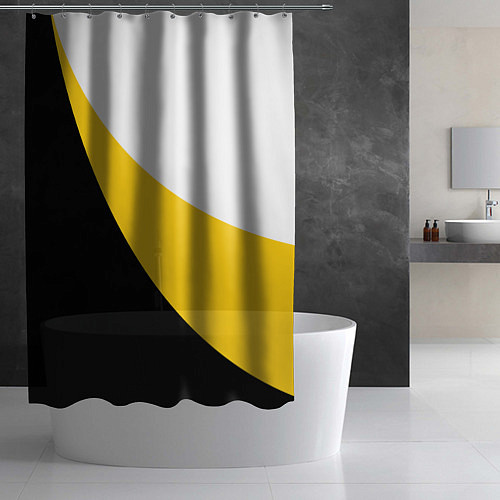 Шторка для ванной За веру царя и святую триединую Русь Большой крест / 3D-принт – фото 2