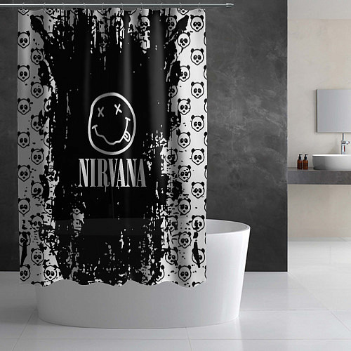 Шторка для ванной Nirvana teddy / 3D-принт – фото 2
