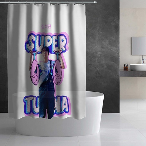 Шторка для ванной BTS Super Tuna / 3D-принт – фото 2