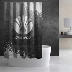Шторка для душа Daewoo - grey gradient, цвет: 3D-принт — фото 2
