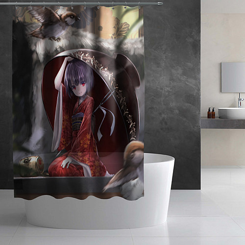 Шторка для ванной Touhou Project Симмёмару Сукуна / 3D-принт – фото 2