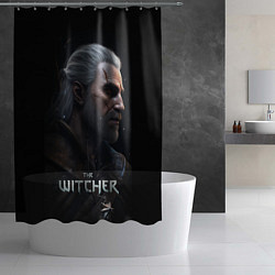 Шторка для душа The Witcher poster, цвет: 3D-принт — фото 2