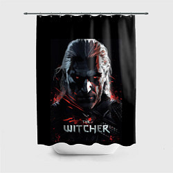 Шторка для душа The Witcher dark style, цвет: 3D-принт