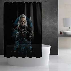 Шторка для душа The Witcher and wolfs, цвет: 3D-принт — фото 2