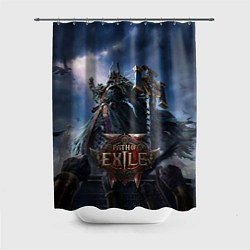 Шторка для душа Люмериус Path of exile 2, цвет: 3D-принт