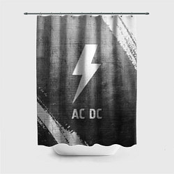 Шторка для душа AC DC - grey gradient, цвет: 3D-принт