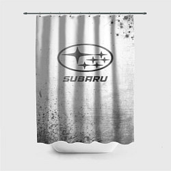 Шторка для душа Subaru - white gradient, цвет: 3D-принт