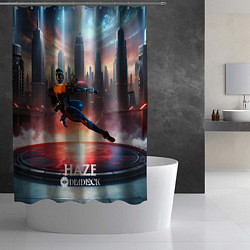 Шторка для душа Deadlock Haze, цвет: 3D-принт — фото 2