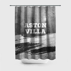 Шторка для душа Aston Villa - grey gradient посередине, цвет: 3D-принт