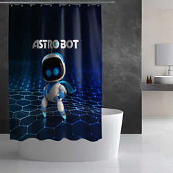 Шторка для душа Астро бот, цвет: 3D-принт — фото 2
