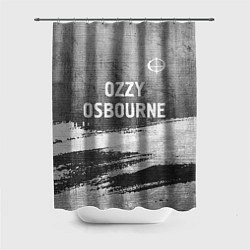 Шторка для душа Ozzy Osbourne - grey gradient посередине, цвет: 3D-принт