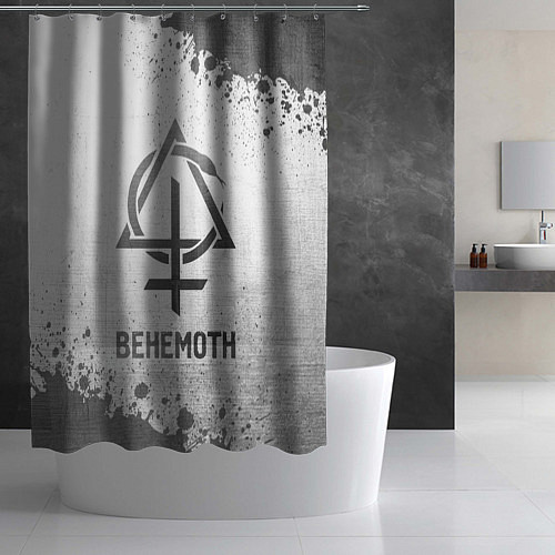 Шторка для ванной Behemoth - white gradient / 3D-принт – фото 2