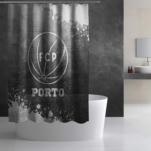 Шторка для ванной Porto - grey gradient / 3D-принт – фото 2