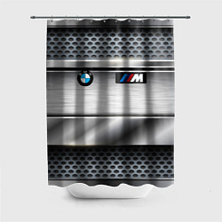 Шторка для душа BMW metal texture, цвет: 3D-принт