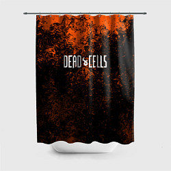 Шторка для душа Dead Cells брызги красок текстура, цвет: 3D-принт
